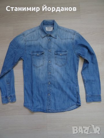 Мъжка риза Jack & Jones размер S, снимка 2 - Ризи - 23984092