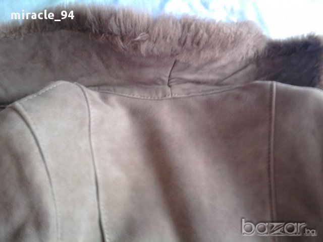 Нов дамски дълъг кожух от естествена кожа , снимка 5 - Палта, манта - 12748145