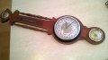 Ретро термо/баро/хидрометър+часовник-85х25см-внос франция, снимка 1