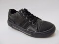 Спортни детски обувки PONKI естествена кожа черно/сиво 29/36, снимка 1