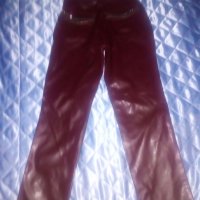 Кожен панталон ръст до 152 см., снимка 2 - Детски панталони и дънки - 20476867
