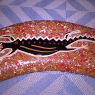 Throuwing boomerang hand crafted in australia-35/5см-внос швеицария, снимка 6 - Антикварни и старинни предмети - 15649362