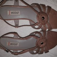 Ecco № 41 дамски кожени сандали , снимка 1 - Сандали - 25526740