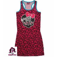 Нова цена! Детска рокля Monster High за 10 и 12 г. - леопард, снимка 1 - Детски рокли и поли - 10985864