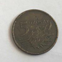 5 гроша Полша 1992, снимка 2 - Нумизматика и бонистика - 25855064