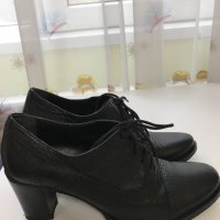 Обувки естествена кожа, снимка 1 - Дамски обувки на ток - 23091640