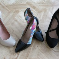 3чифта елегантни дамски обувки, снимка 1 - Дамски обувки на ток - 16074142