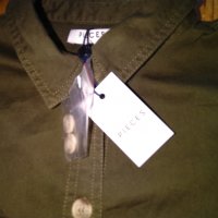 Женска камуфлажна риза Pieces shirt PCPADDY L/S SHIRT D2D women green camou 100%cotton размер С нова, снимка 4 - Спортни екипи - 24613161