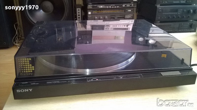 Sony ps-lx431 stereo turntable-made in japan-внос швеицария, снимка 1