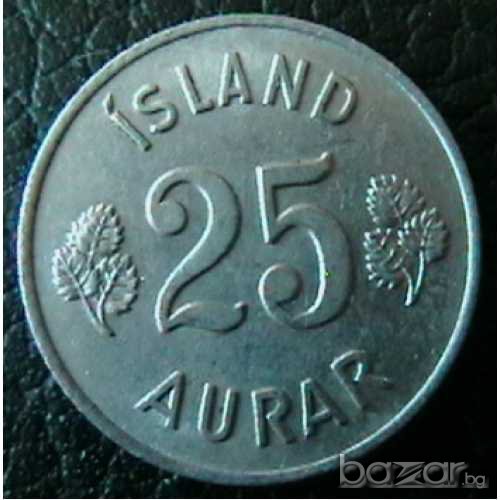 25 аурар 1962, Исландия, снимка 1