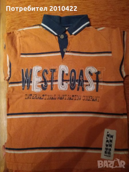 Две блузи с къс ръкав ,104 см,3-4 г, снимка 1