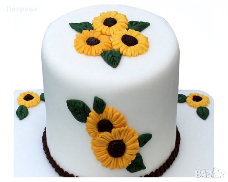 Силиконов молд - Слънчогледи, снимка 1