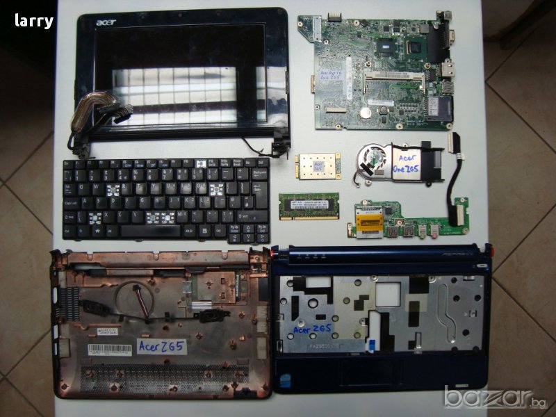 Acer Aspire One ZG5 Черен лаптоп на части , снимка 1
