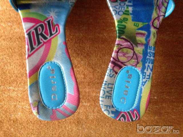 Цветни сандали на ток DARIS, снимка 5 - Сандали - 9562947