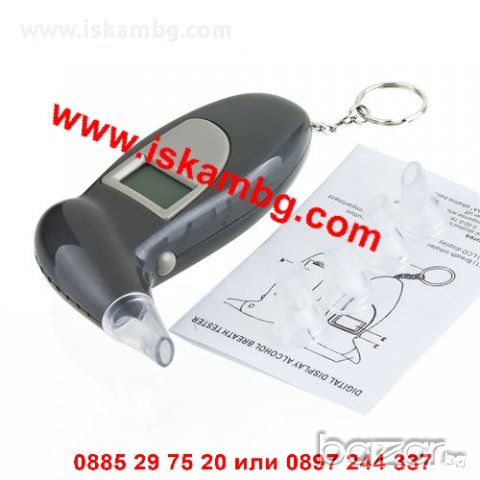 Дигитален алкохолен дрегер с мущук - код 0412, снимка 6 - Аксесоари и консумативи - 12362368