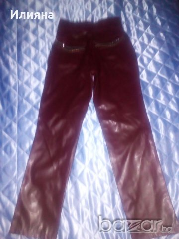 Кожен панталон ръст до 152 см., снимка 2 - Детски панталони и дънки - 20476867