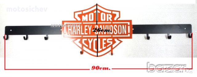 МЕТАЛНА МОТО ЗАКАЧАЛКА ЗА ДРЕХИ HARLEY, снимка 2 - Аксесоари и консумативи - 18817078
