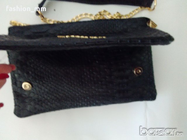 Кожена черна чанта Michael Kors, снимка 2 - Чанти - 19957094