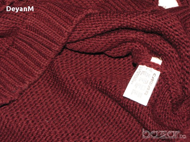 Плетен пуловер с яка , снимка 4 - Пуловери - 12906343