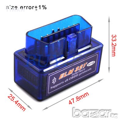 акция: Mini Elm327 Obd2 Bluetooth скенер + бонус, снимка 3 - Аксесоари и консумативи - 15053242
