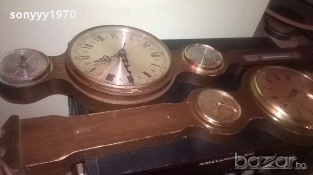 стари часовници с барометри-2бр х 165лв-внос швеицария, снимка 6 - Антикварни и старинни предмети - 19807788