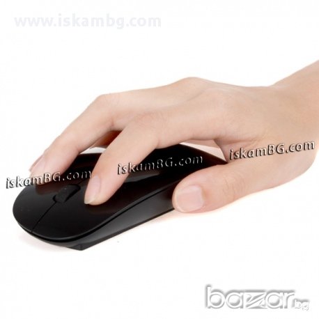 Безжична ултра тънка мишка, снимка 3 - Клавиатури и мишки - 13480327