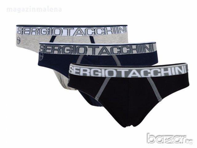 Sergio Tacchini M,L черен,син,сив памучен мъжки слип Серджио Тачини мъжки слипове мъжко бельо, снимка 2 - Бельо - 17014351
