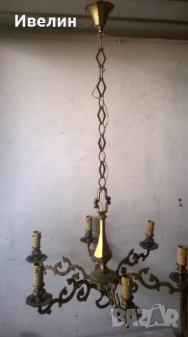 бароков полилей от бронз, снимка 2 - Полилеи - 25688081