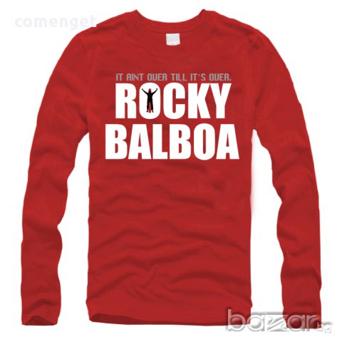 ПРОМО ЦЕНА! Мъжка FITNESS тениска ROCKY BALBOA! Поръчай тениска С Твоя Снимка!, снимка 2 - Тениски - 15512048
