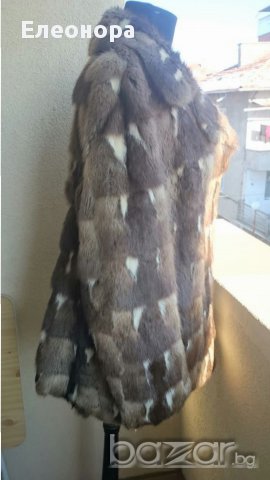  Палто от естествен косъм Лисица, снимка 2 - Палта, манта - 16630110