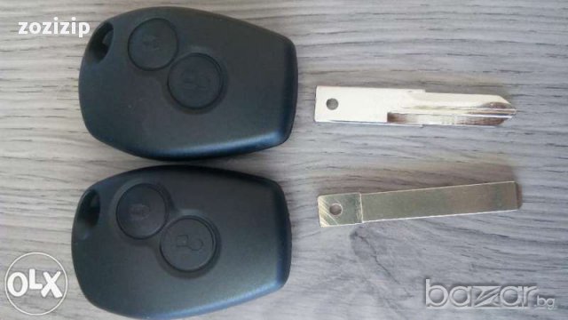 Кутийка ключ за Рено Клио Модус Меган дачия с 2 бутона , снимка 2 - Аксесоари и консумативи - 11610097