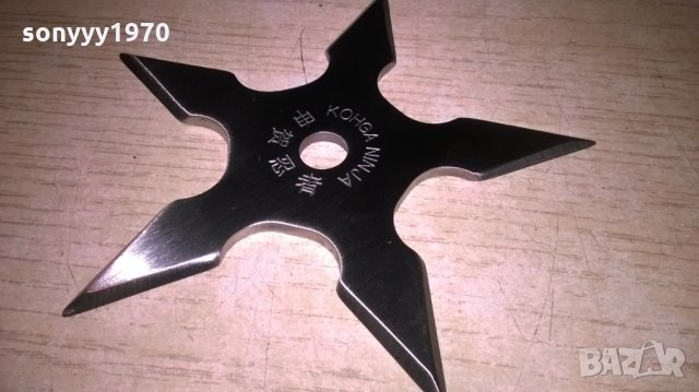 шурикен-нинджа-10см-за колекция или ползване-5 остриета