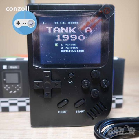 Ретро мини конзола GB-20 с 188 вградени нинтендо игри, снимка 7 - Nintendo конзоли - 24031420