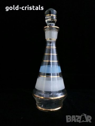 антикварна стъклена гарафа 