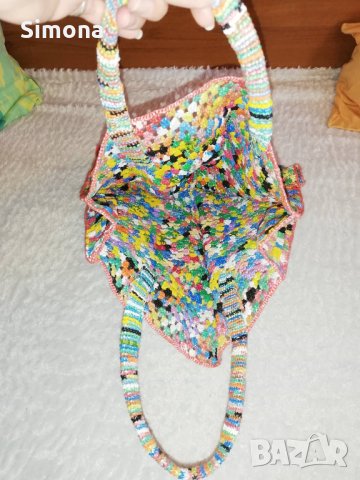 Ръчно плетени артикули от найлонови торбички, снимка 4 - Други - 24869364