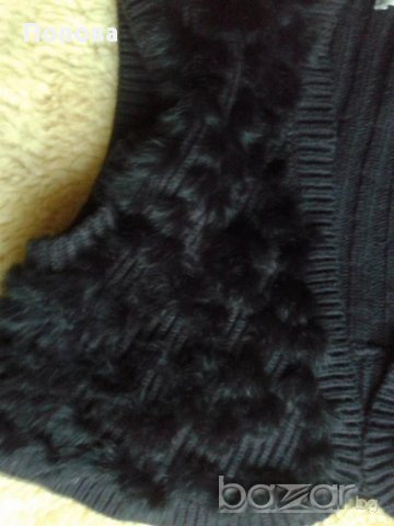  Марков елек -естествена заешки косъм и плетиво, снимка 5 - Жилетки - 16153996