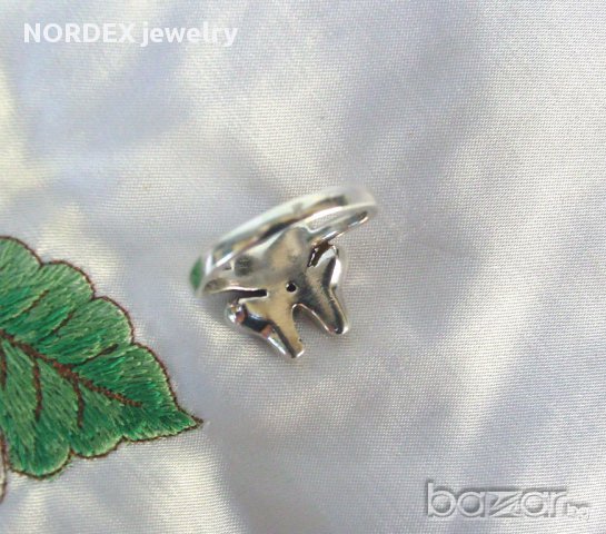Нежен сребърен дамски пръстен със седеф, снимка 2 - Пръстени - 13569738