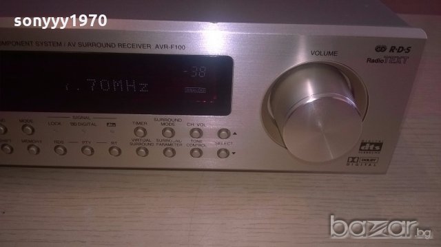 denon avr-f100 stereo receiver-внос швеицария, снимка 9 - Ресийвъри, усилватели, смесителни пултове - 18254139