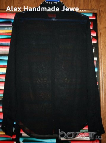 Terranova риза от шифон с перли и шипчета , снимка 4 - Ризи - 19983202