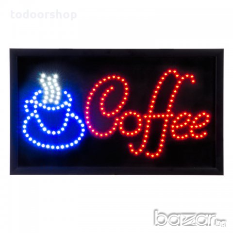 LED рекламна табела Coffe, снимка 1 - Рекламни табели - 9936706