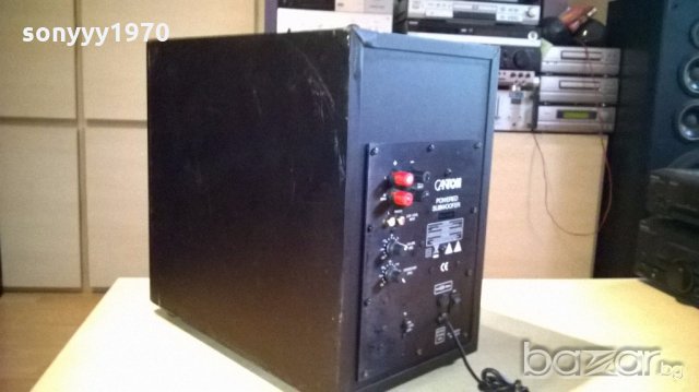 canton powered subwoofer 40х38х23см-внос швеицария, снимка 2 - Тонколони - 18409623