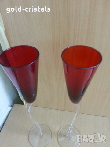 Ритуални чаши цветно стъкло 30см , снимка 12 - Чаши - 22286758