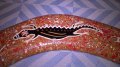 Throuwing boomerang hand crafted in australia-35/5см-внос швеицария, снимка 6