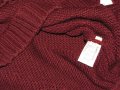 Плетен пуловер с яка , снимка 4