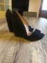 Черни обувки на платформа, снимка 1 - Дамски елегантни обувки - 22773757