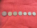 Френски  монети, 7 броя, емисии от 1992г. до 1976г., много запазени, снимка 5
