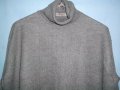 Пуловер тип пончо с Ръкави / 100% кашмир и вълна , снимка 3