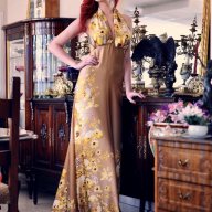  Бална ,Шаферска -рокля на цветя , снимка 1 - Рокли - 18329802
