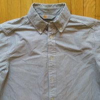 Tommy Hilfiger светлозелена и Carhartt раирана ризи мъжки, снимка 9 - Ризи - 24665238