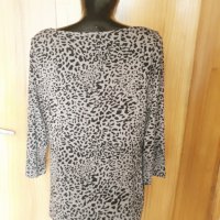 Блуза от трико с леопардов принт Л, снимка 2 - Блузи с дълъг ръкав и пуловери - 25646080